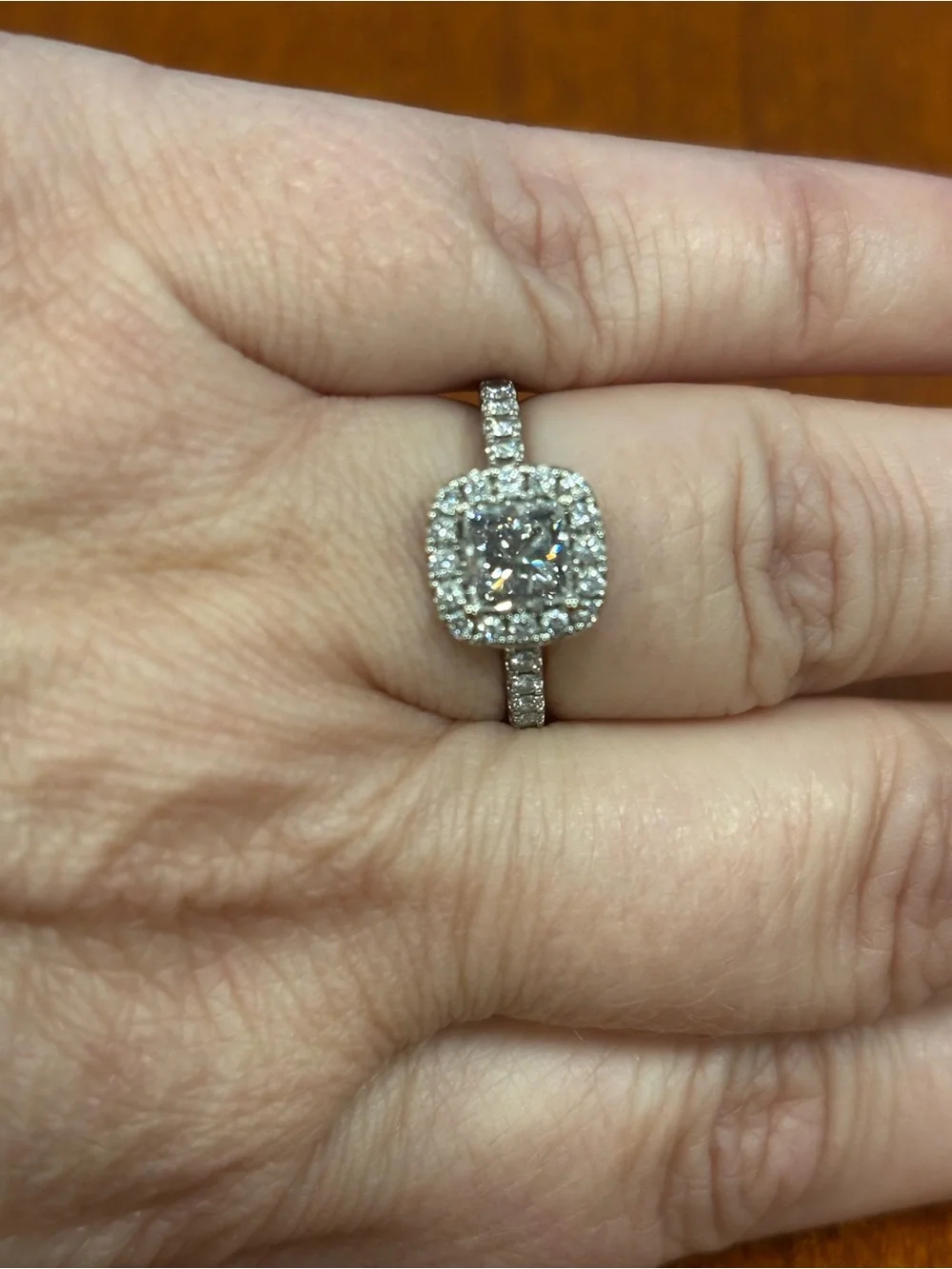 The LEO Legacy 1.38 cttw Lab Diamond Engagement Ring - 14k White Gold - Size 7